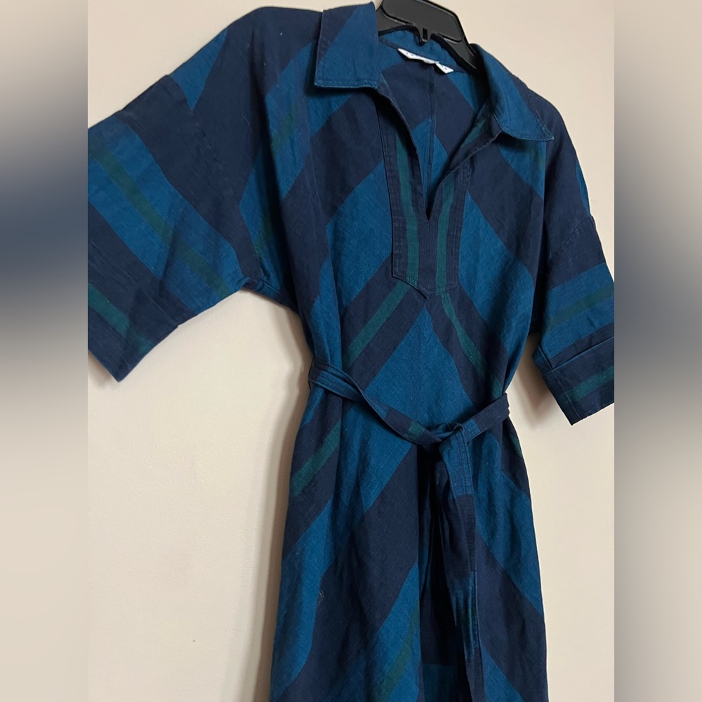 Trina Turk 70s style chevron print dress